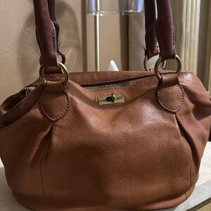 J. Crew Brown Leather Shoulder Bag